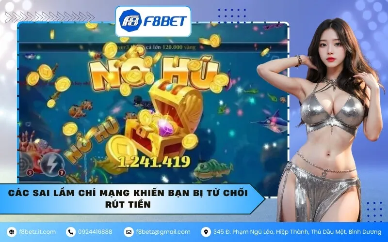 Các sai lầm chí mạng khiến bạn bị từ chối rút tiền